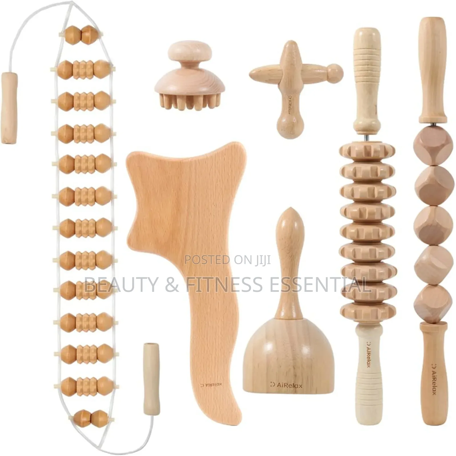 8 in 1 Wood Therapy Massage Tools