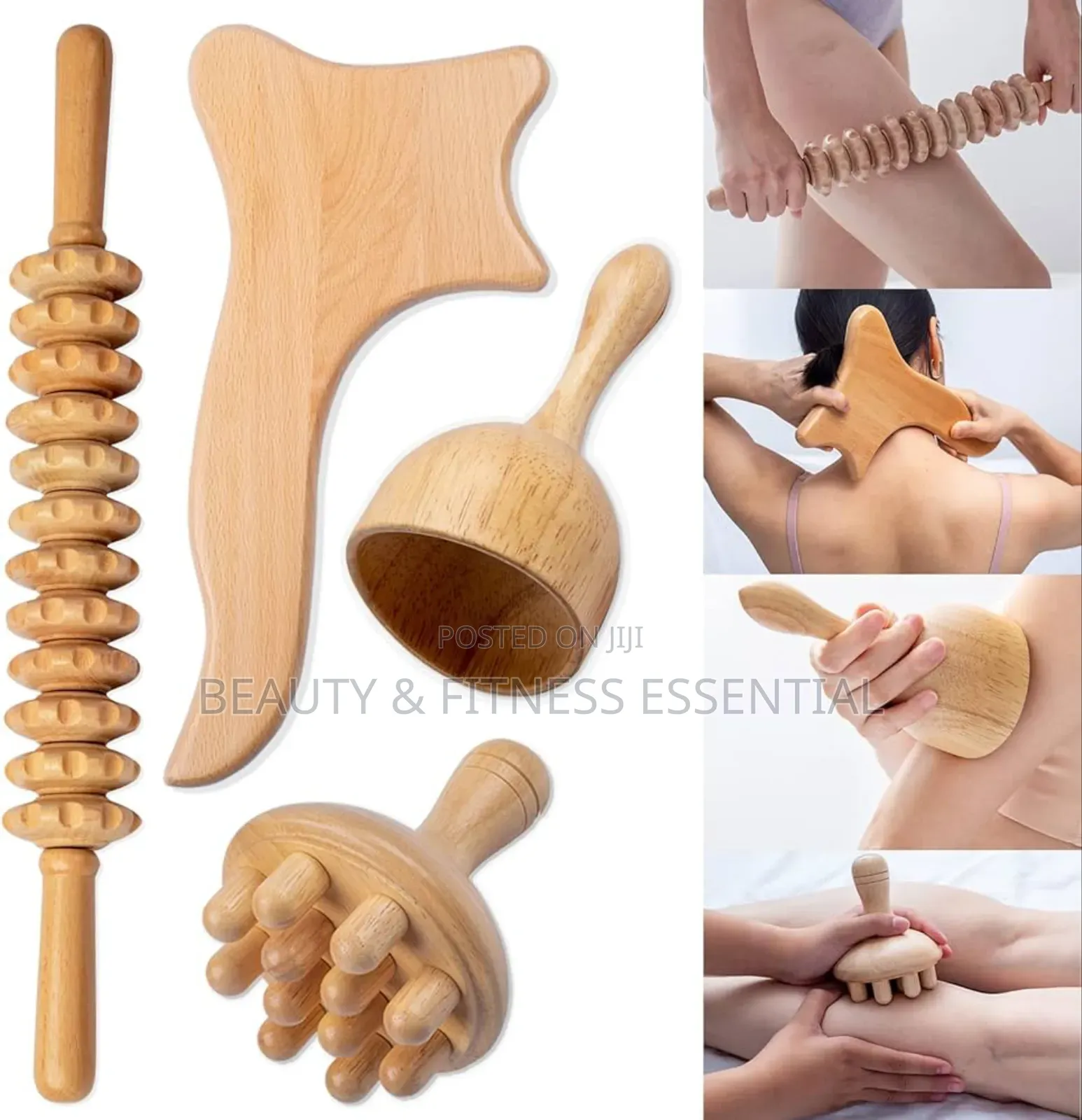 8 in 1 Wood Therapy Massage Tools