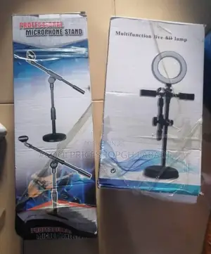 Smartphone Tablets and Microphone Stand Holder