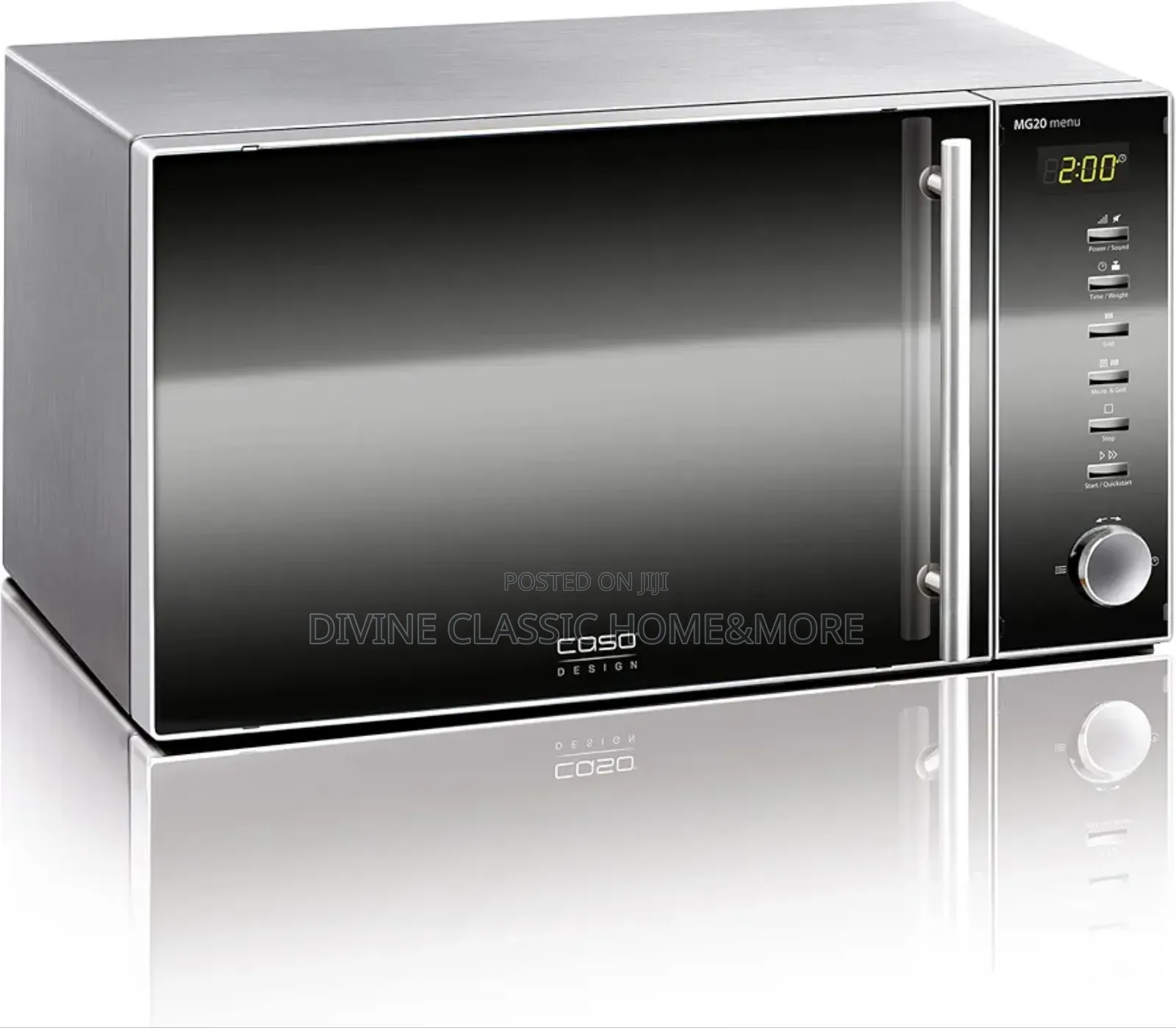 Caso Mg20 Menu 2-in-1 Microwave With Grill 800w, Grill 1000w