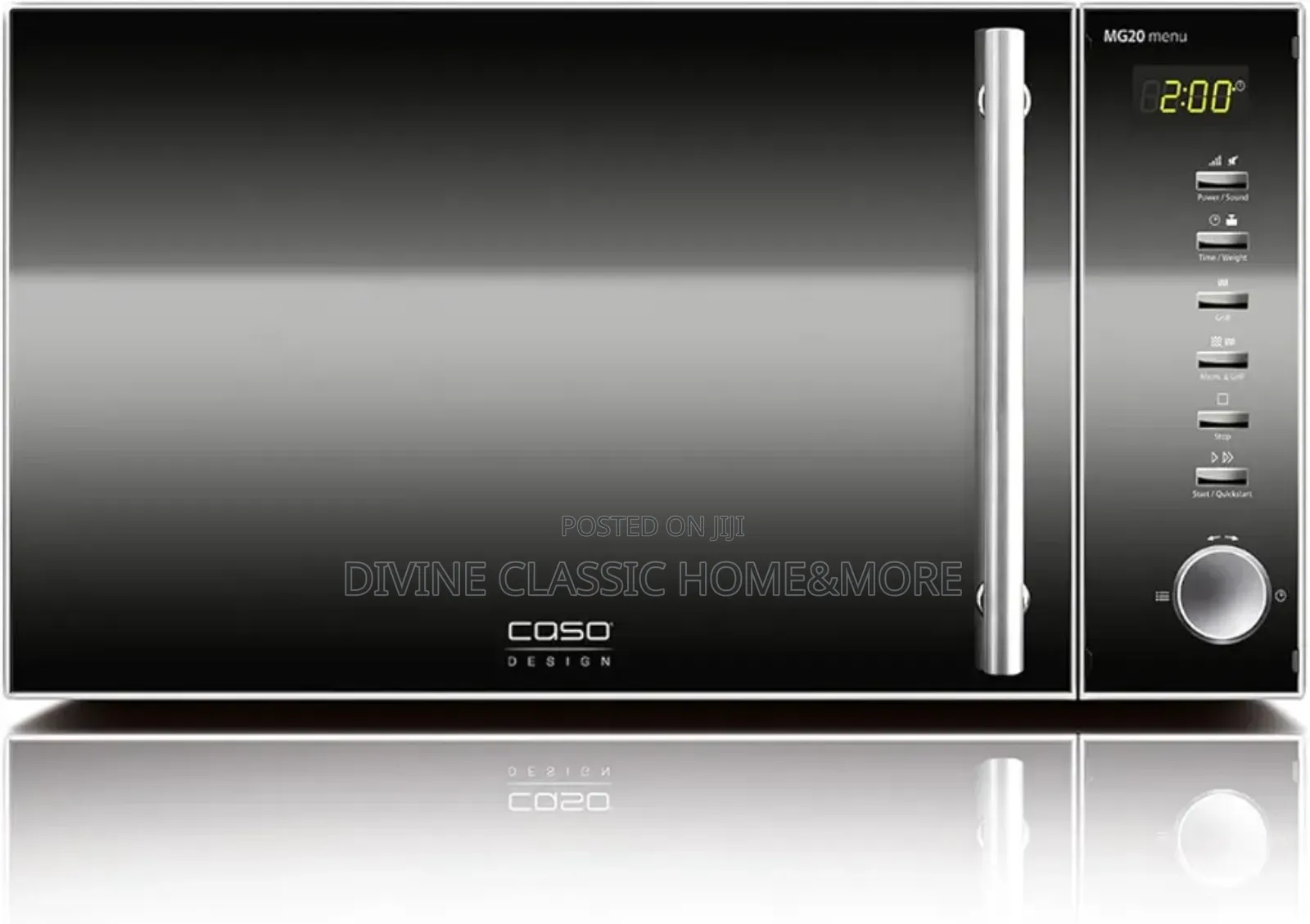Caso Mg20 Menu 2-in-1 Microwave With Grill 800w, Grill 1000w