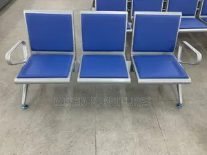 Leather Waiting Chair 3 Seater