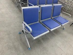 Leather Waiting Chair 3 Seater