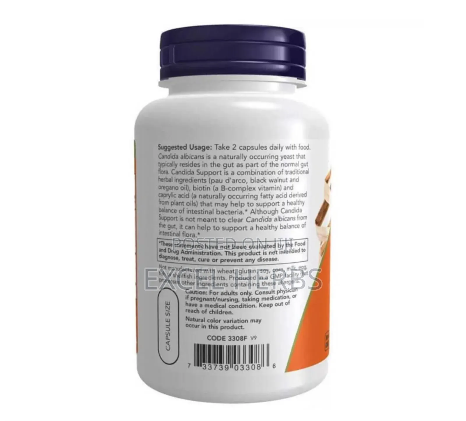 Now Candida Support 90 Veg Capsules Dietary Supplement