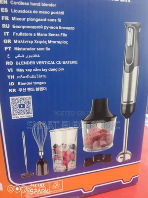 One of a Kind Wadfow 100w Cordless Hand Blender Wadfow