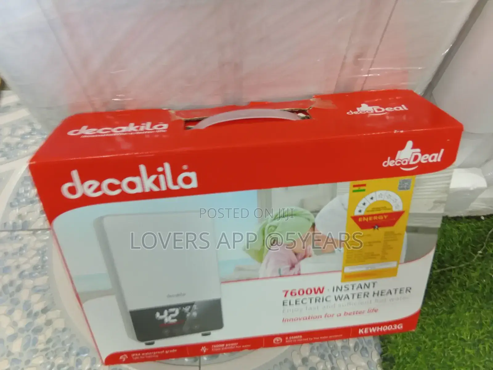 Top-Rated Decakila 7600w. Instant Electric Water Heater