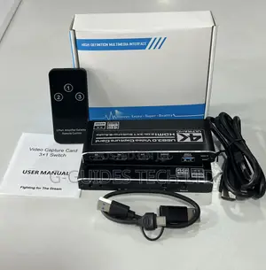 Usb 3.0 Video Capture Card, Hdmi Switcher With Audio 3x1