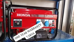 User Friendly 7.5kva Honda Gasoline Generator