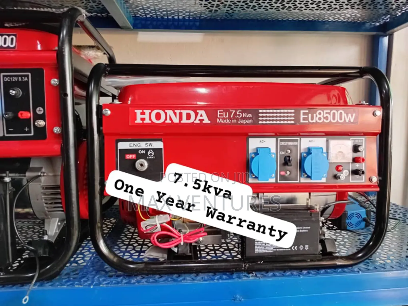 Honda 7.5kva Gasoline Fueled Generator