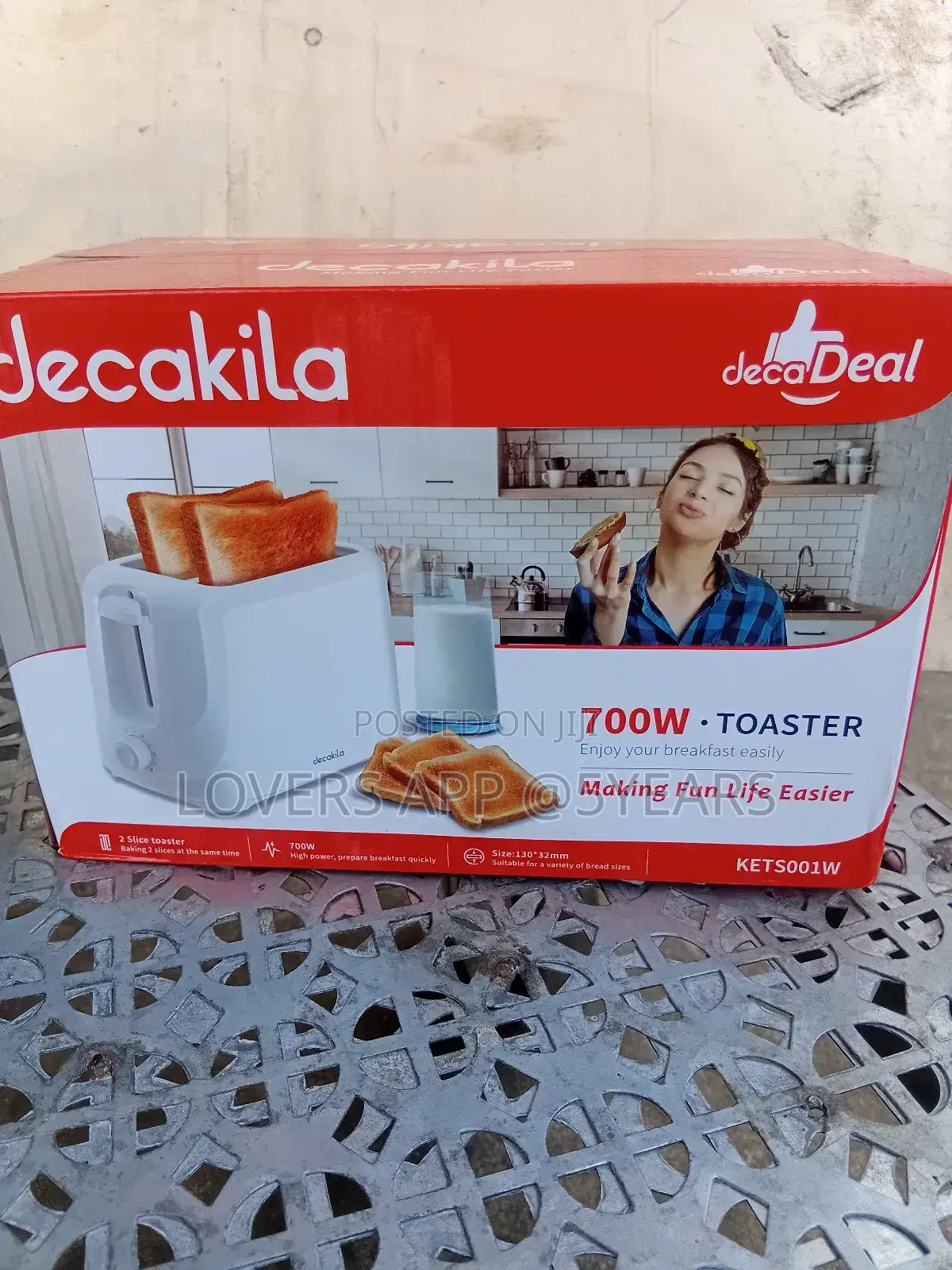 Amazing Decakila 700w Toaster