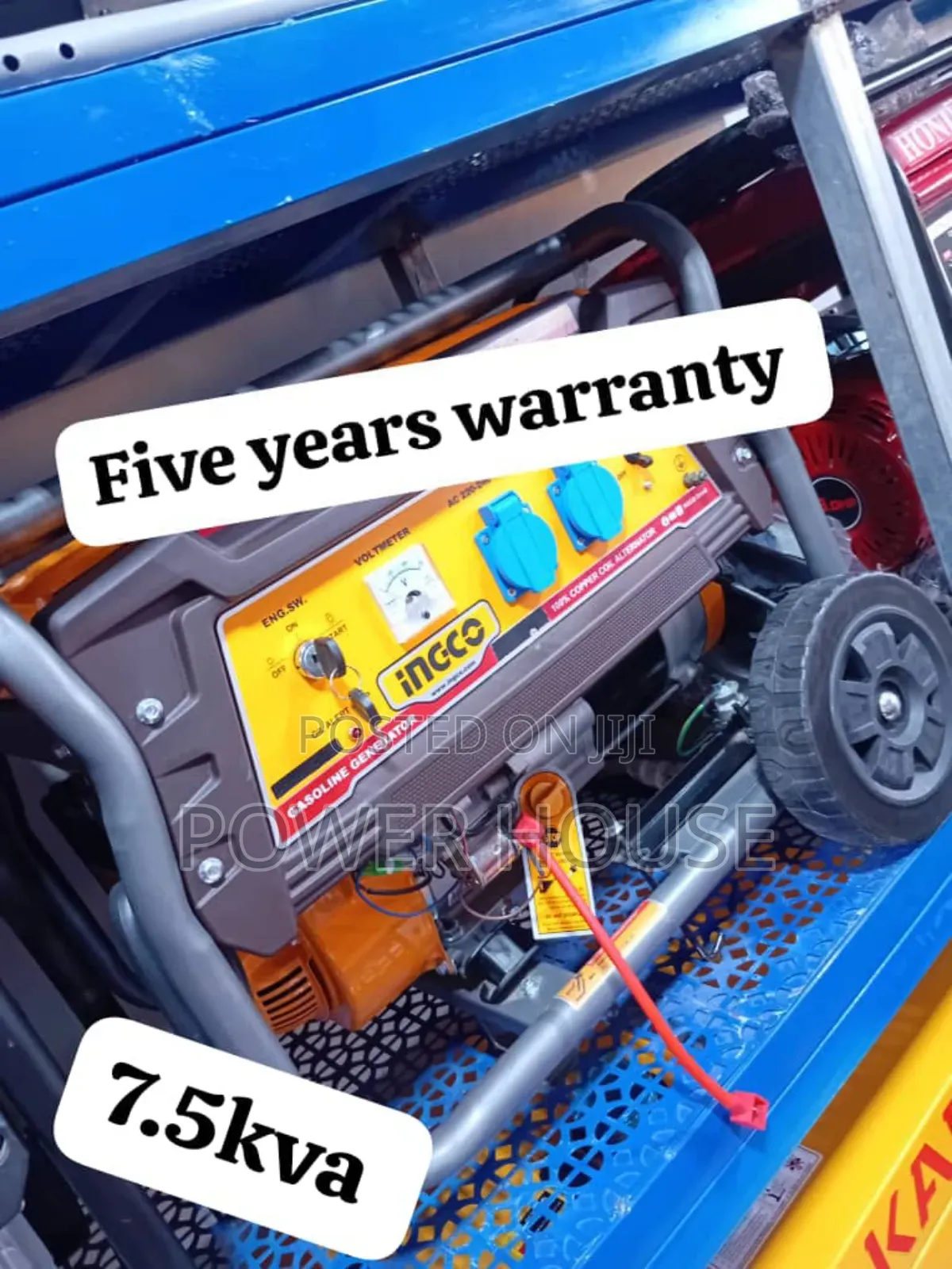 Voltguard 7.5kva 8500watts Petrol Ingco Generator