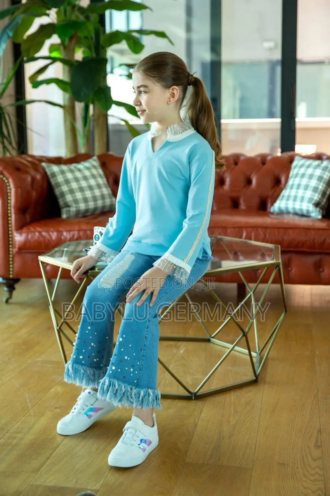 Turkey Imported Jeans And Sweater Set