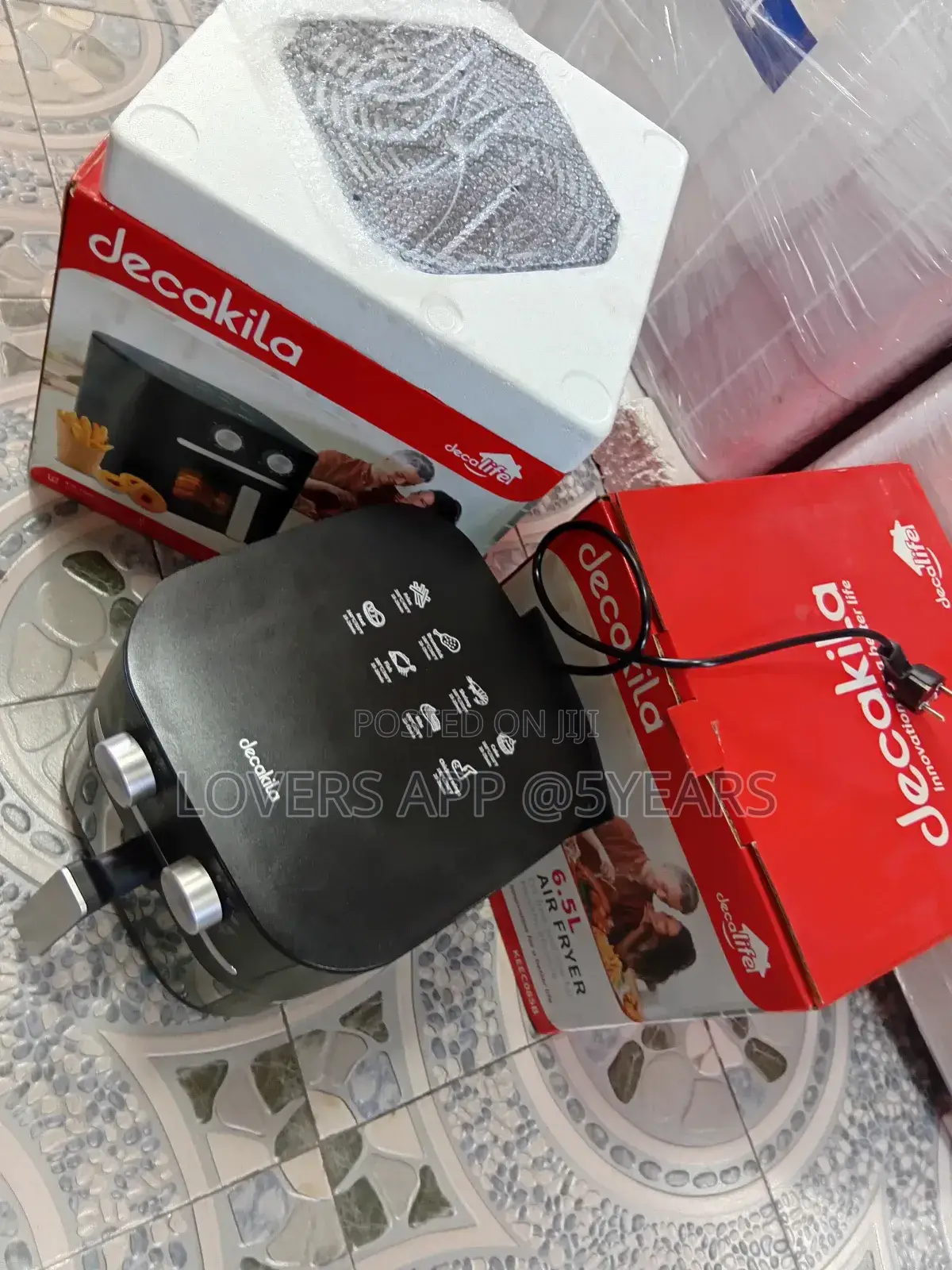 Empowering Decakila Oil-Free and Low Fat 6.5l Air Fryer