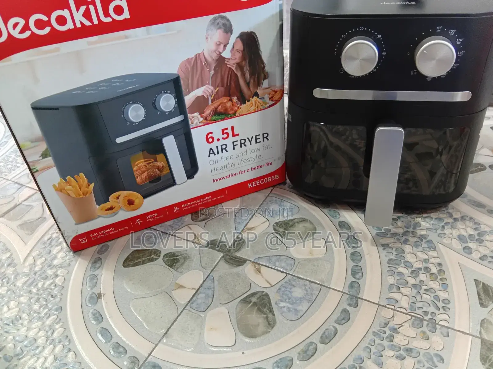 Imaginative Oil-Free and Low Fat Decakila 6.5l Air Fryer