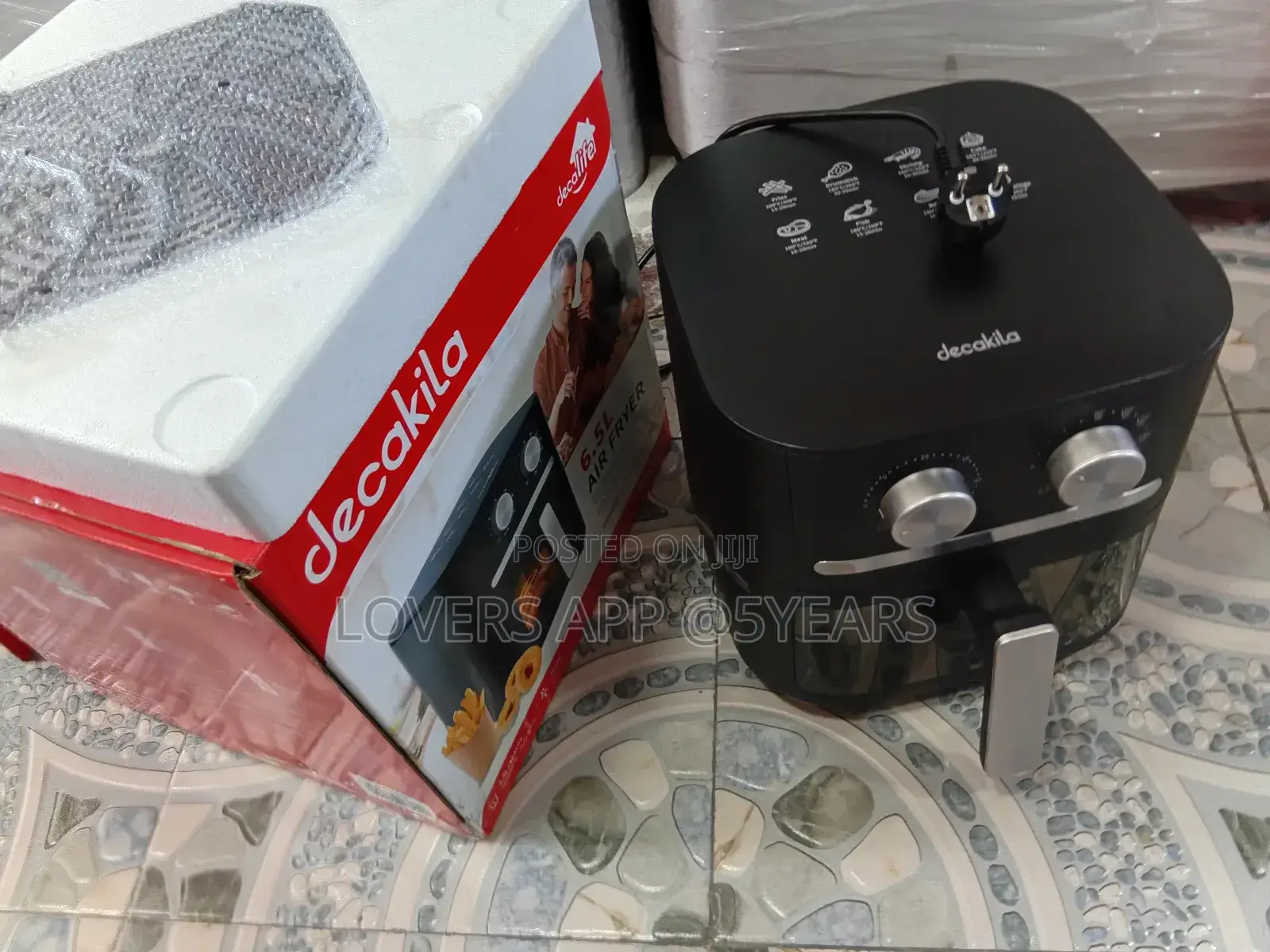 Effortless Oil-Free and Low Fat Decakila 6.5l Air Fryer