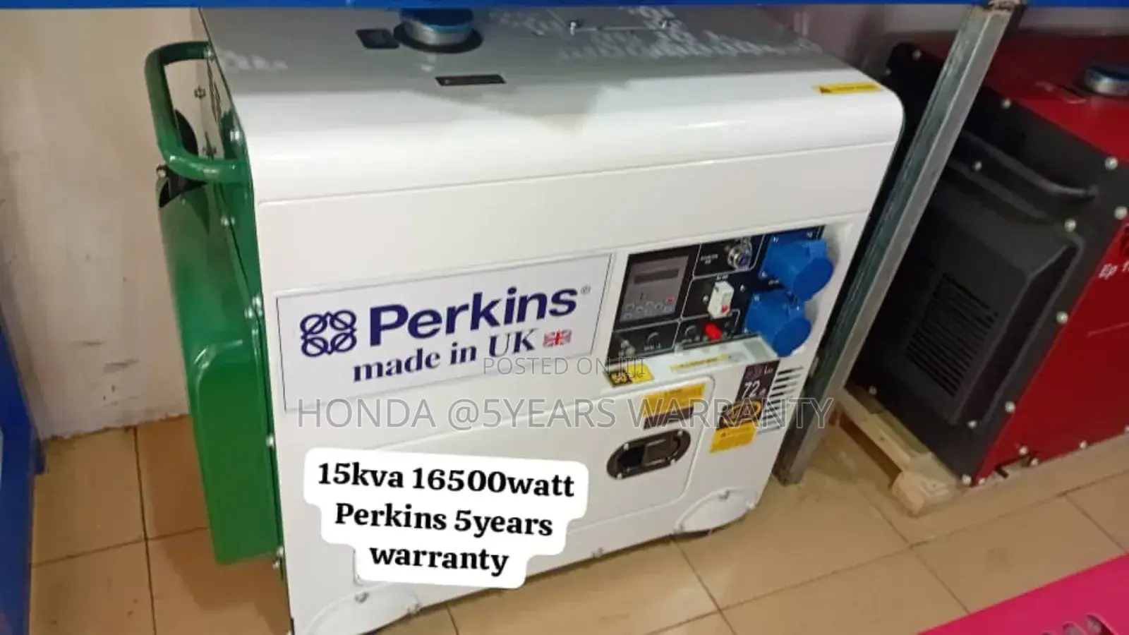 Facility and Safety Type 15kva 16500watt Perkins Generator