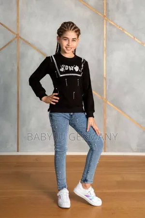 Made in Turkey Sweater and Jeans Set