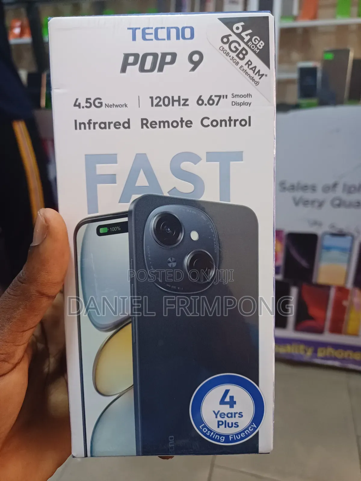 New Tecno Pop 9 64 GB Black
