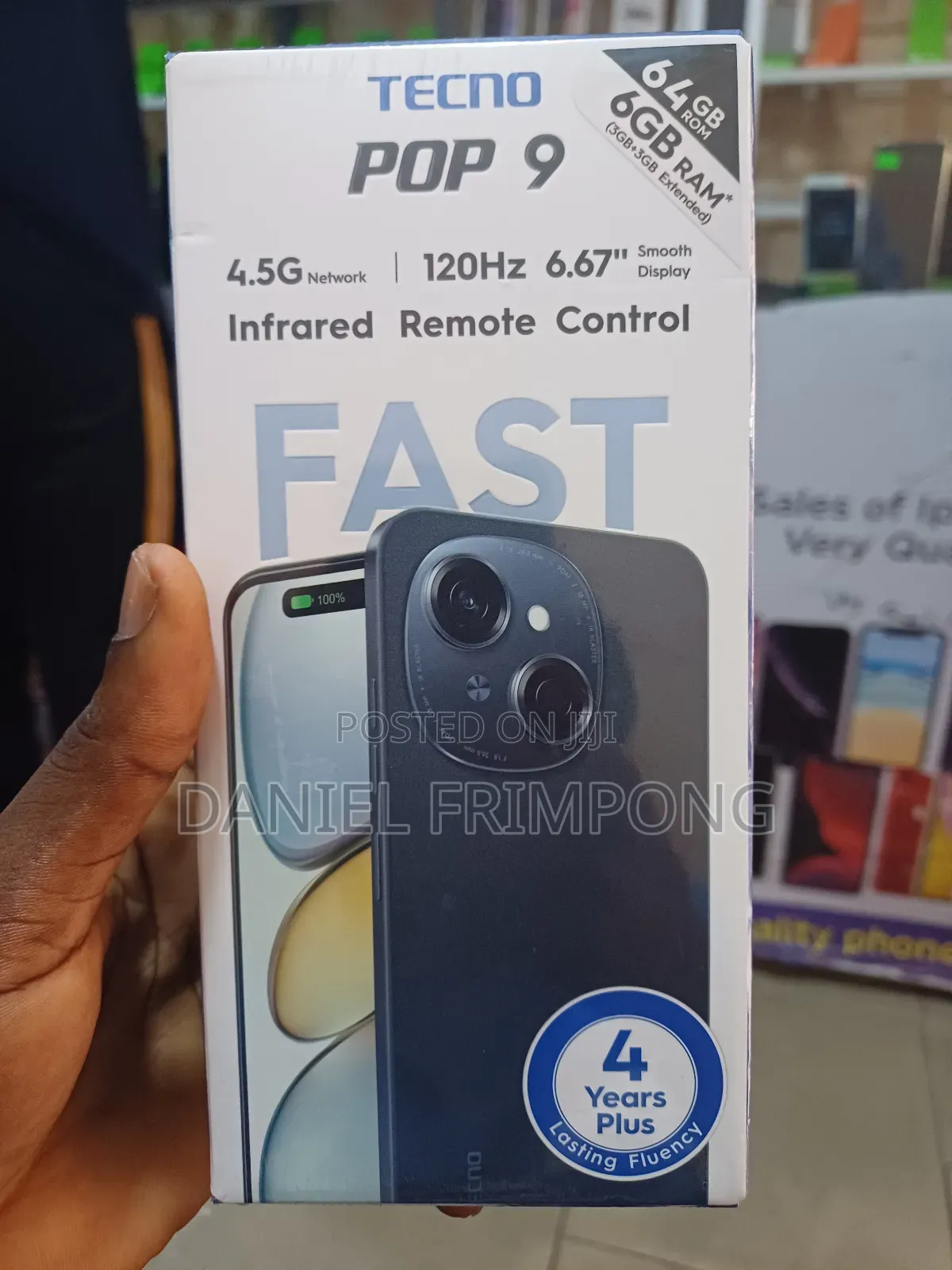 New Tecno Pop 9 64 GB Black