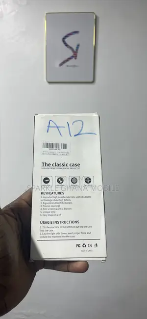 Samsung Galaxy A12 Purple Marble Case
