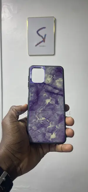 Samsung Galaxy A12 Purple Marble Case