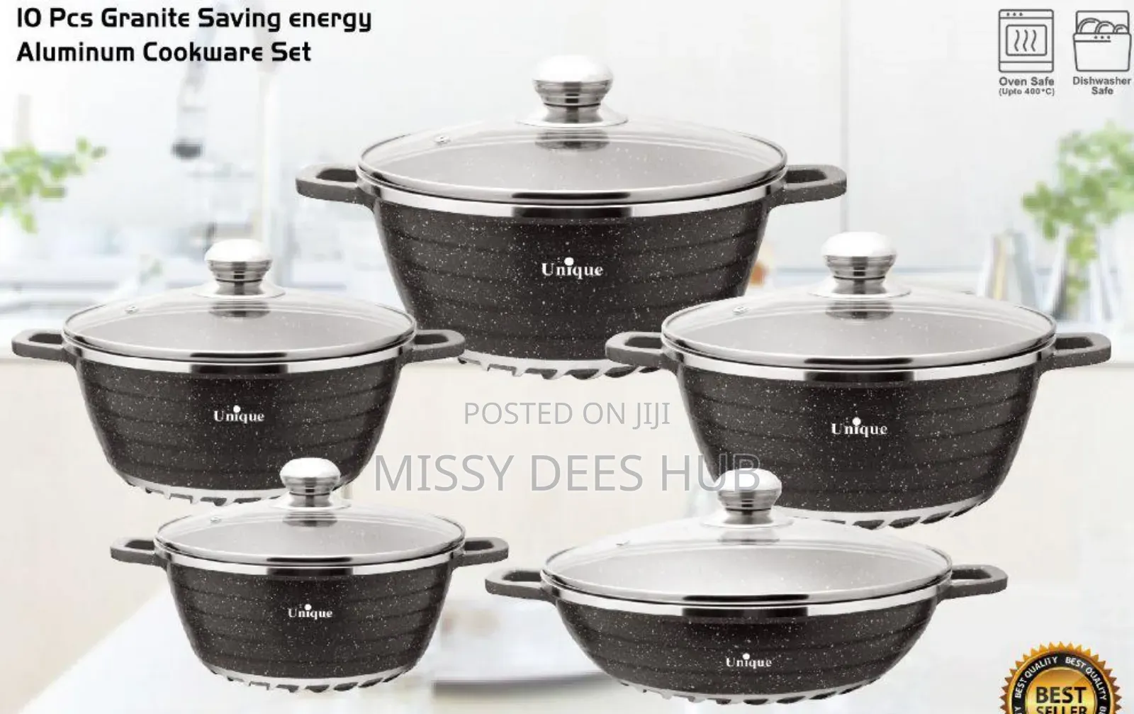 10pcs Unique Granite Set