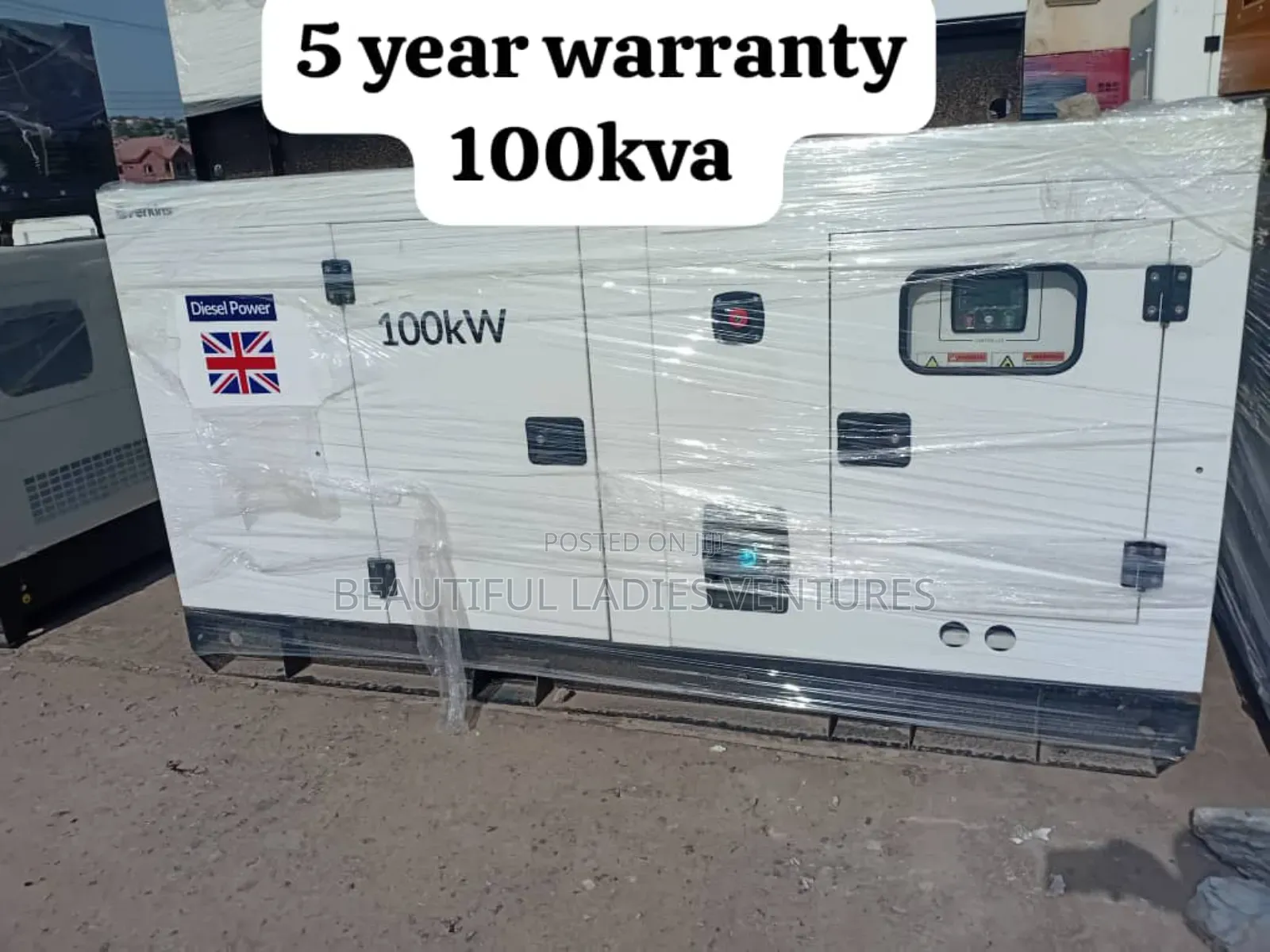Power Up 100kva Perkins Diesel Silent Generator Uk 100kva