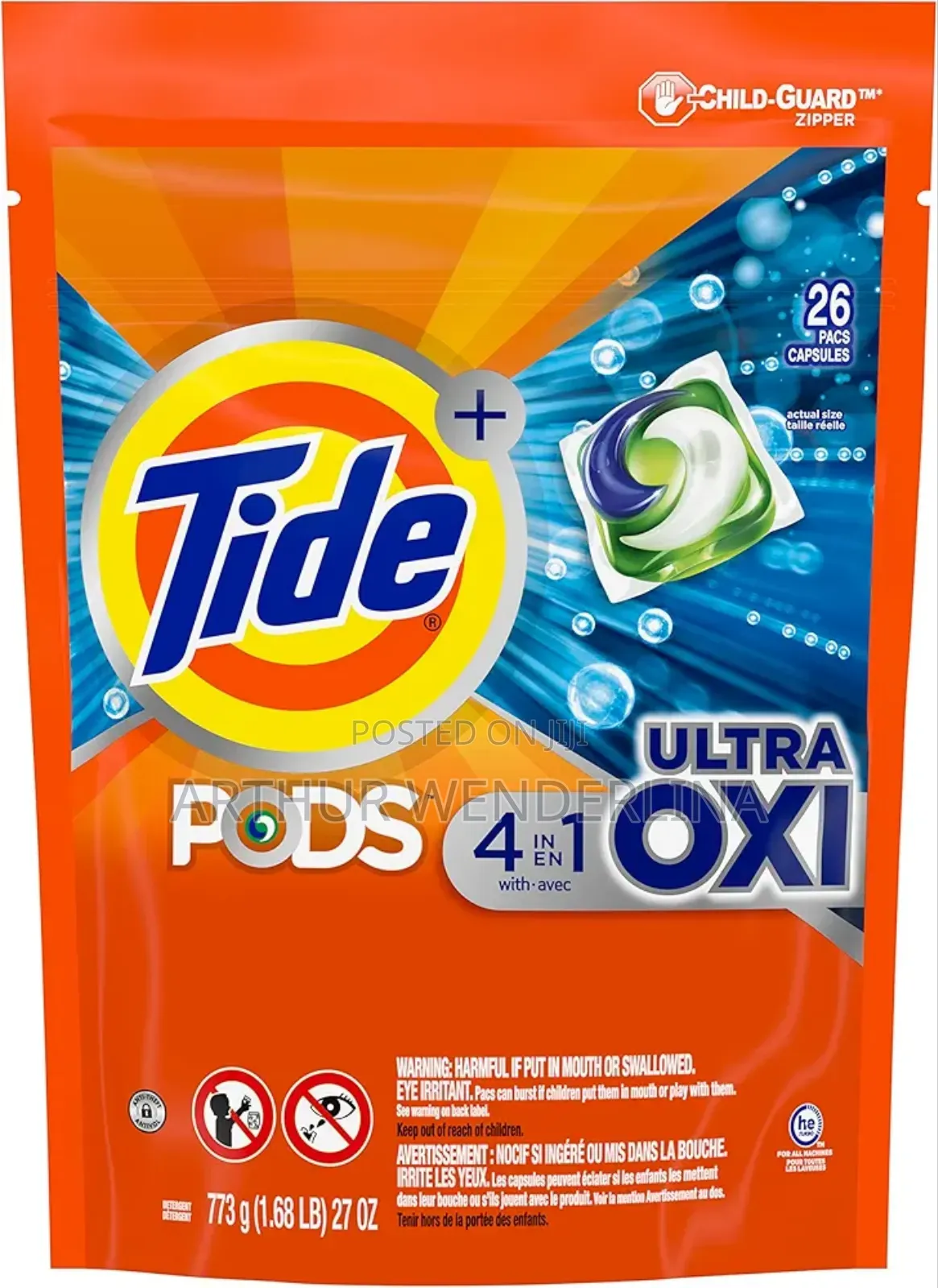 Tide Pods Laundry Detergent.Pacs, 26 Count,