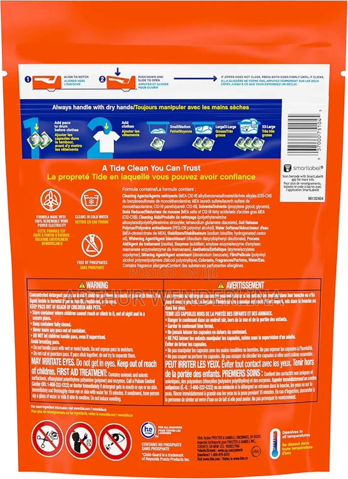 Tide Pods Laundry Detergent.Pacs, 26 Count,