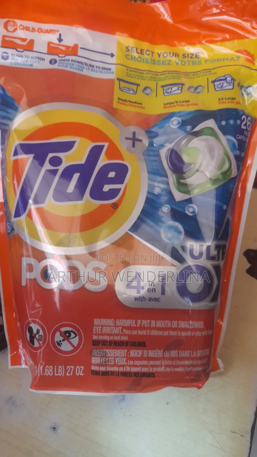 Tide Pods Laundry Detergent.Pacs, 26 Count,
