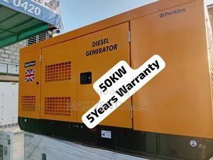 50kw Diesel Powered Perkins Durable Generator Big Facility