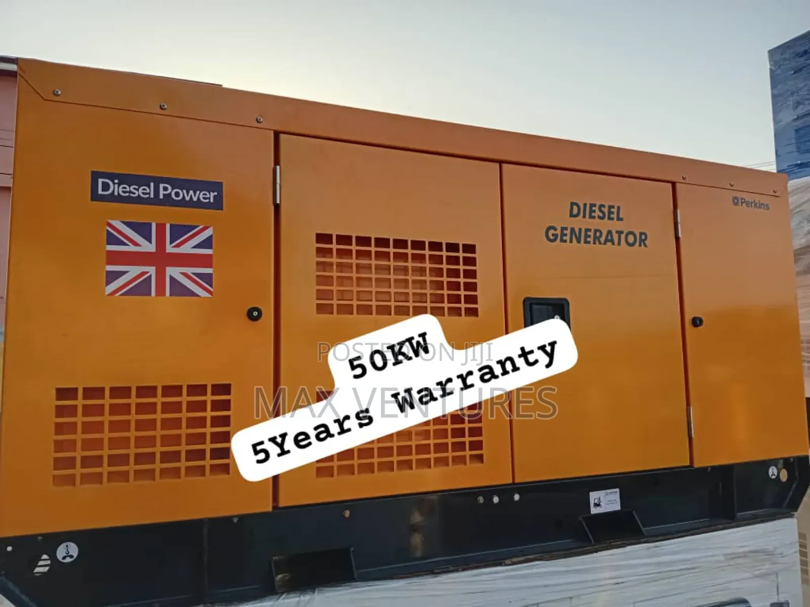 Quiet Operation 50kw Diesel Perkins Generator