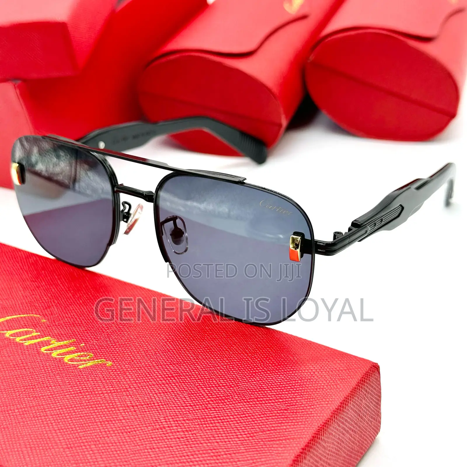 Cartier Blue Frame Sunglasses