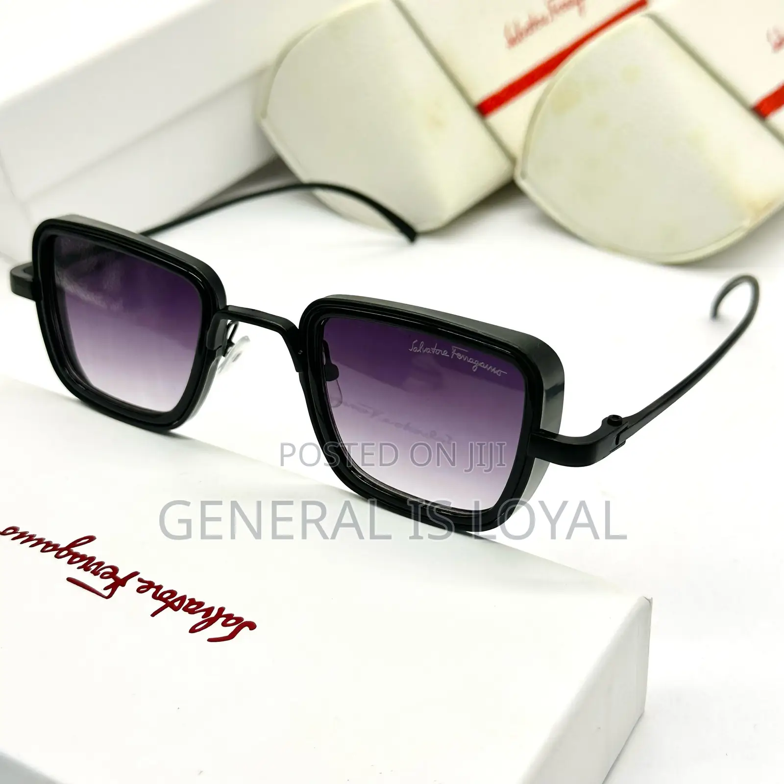 Salvatore Ferragamo Metal Sunglasses