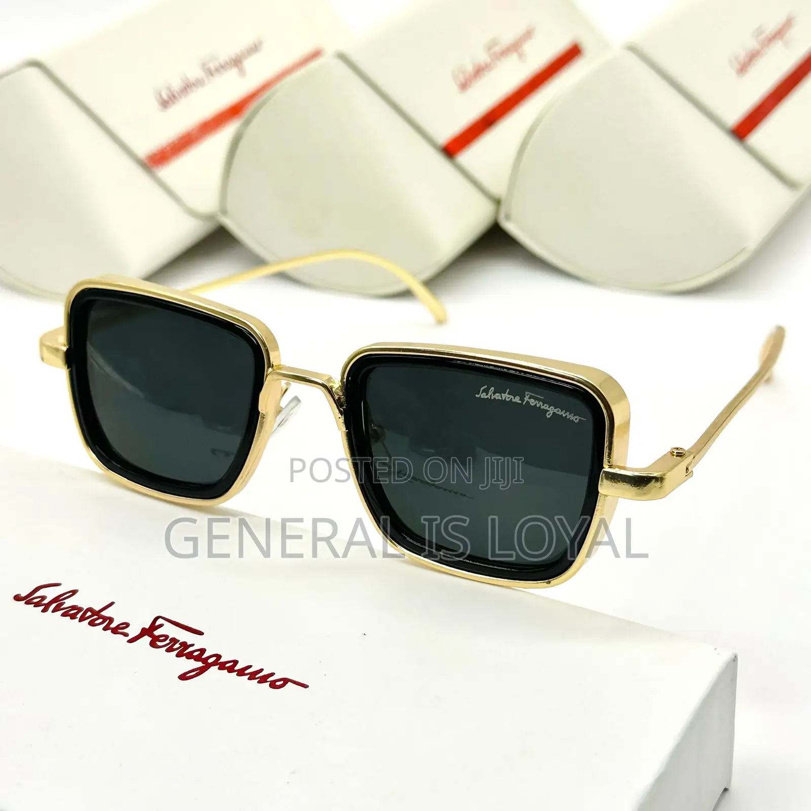 Salvatore Ferragamo Metal Sunglasses