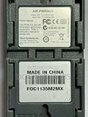 Cisco Aironet Power Injector Air-Pwrinj3