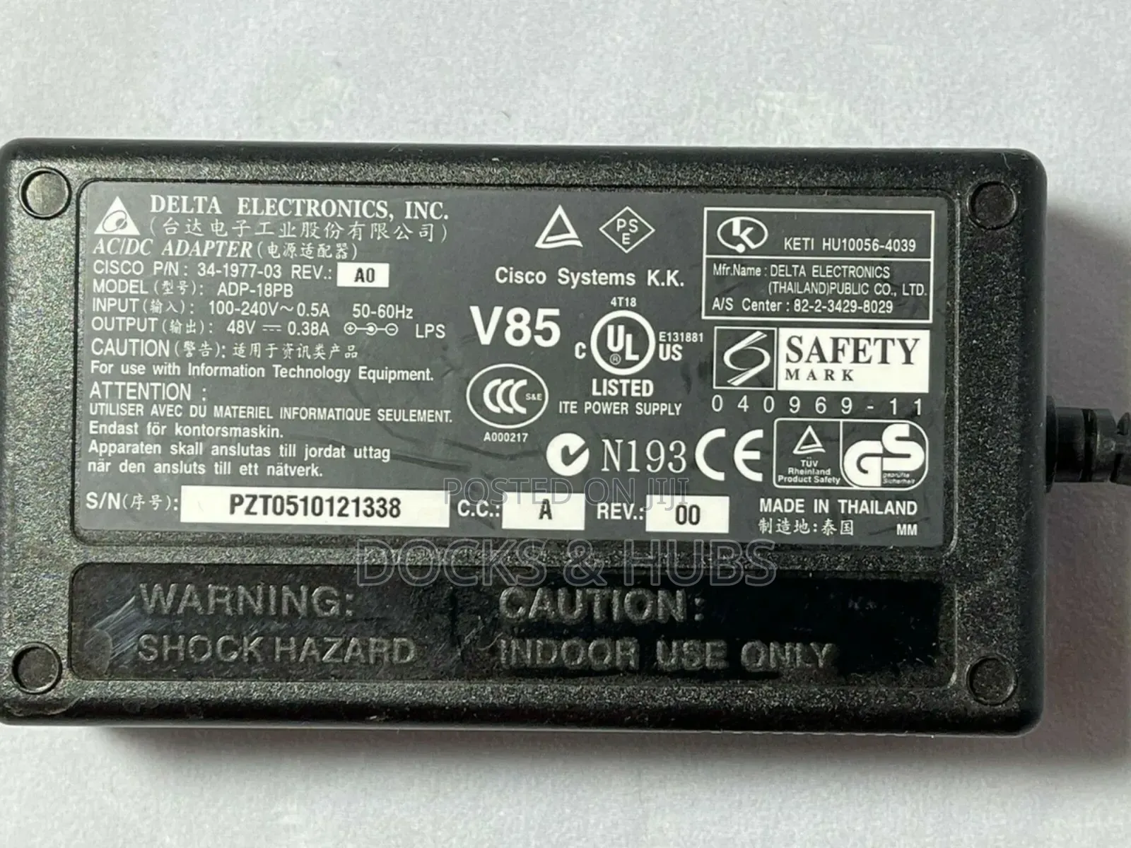 Cisco Aironet Power Injector Air-Pwrinj3