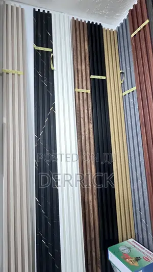Tv Stand Fluted Wall Panel and Marble Sheets