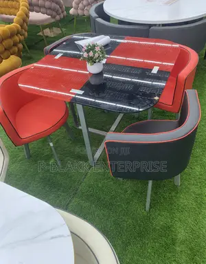 Dining Set Glass Table With 4chairs