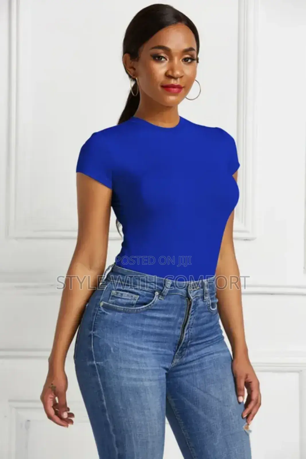 Stretchy Short Sleeve Ladies Bodysuit .Size: Uk8-16