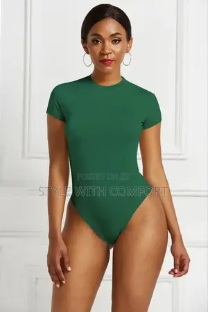Stretchy Short Sleeve Ladies Bodysuit .Size: Uk8-16