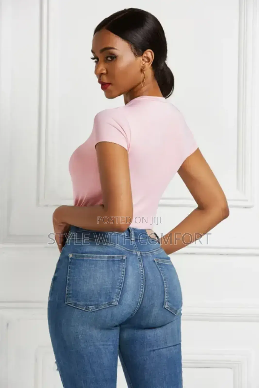 Stretchy Short Sleeve Ladies Bodysuit .Size: Uk8-16