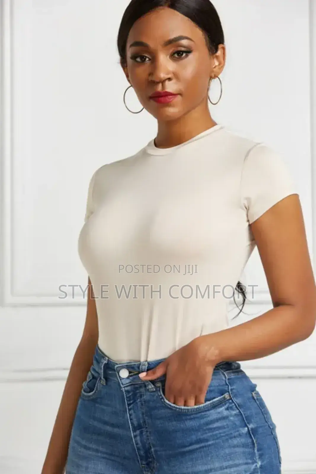 Stretchy Short Sleeve Ladies Bodysuit .Size: Uk8-16