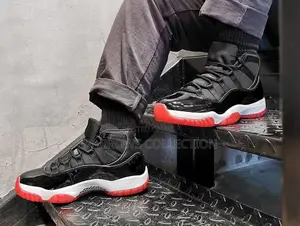 Air Jordan 11 High Tops Black and White