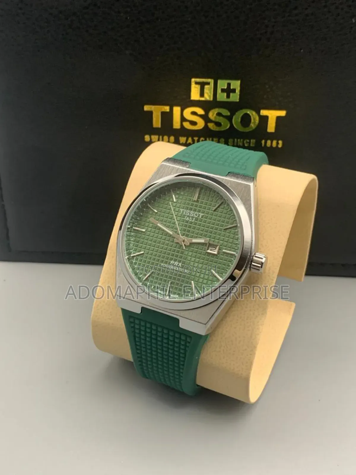 Anti-fade Tissot Powermatic Rubber Strap Watch Swiss Made