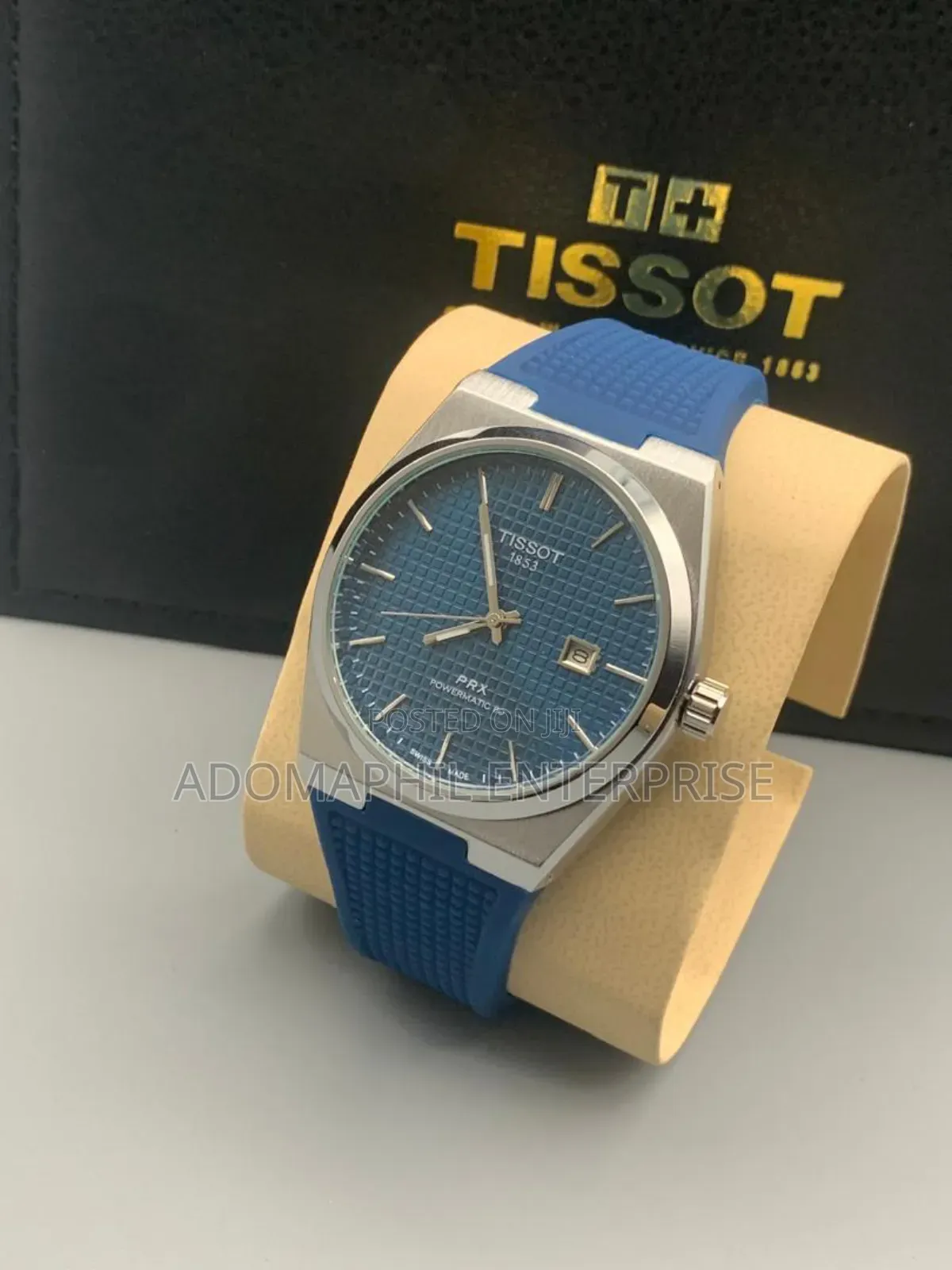 Anti-fade Tissot Powermatic Rubber Strap Watch Swiss Made