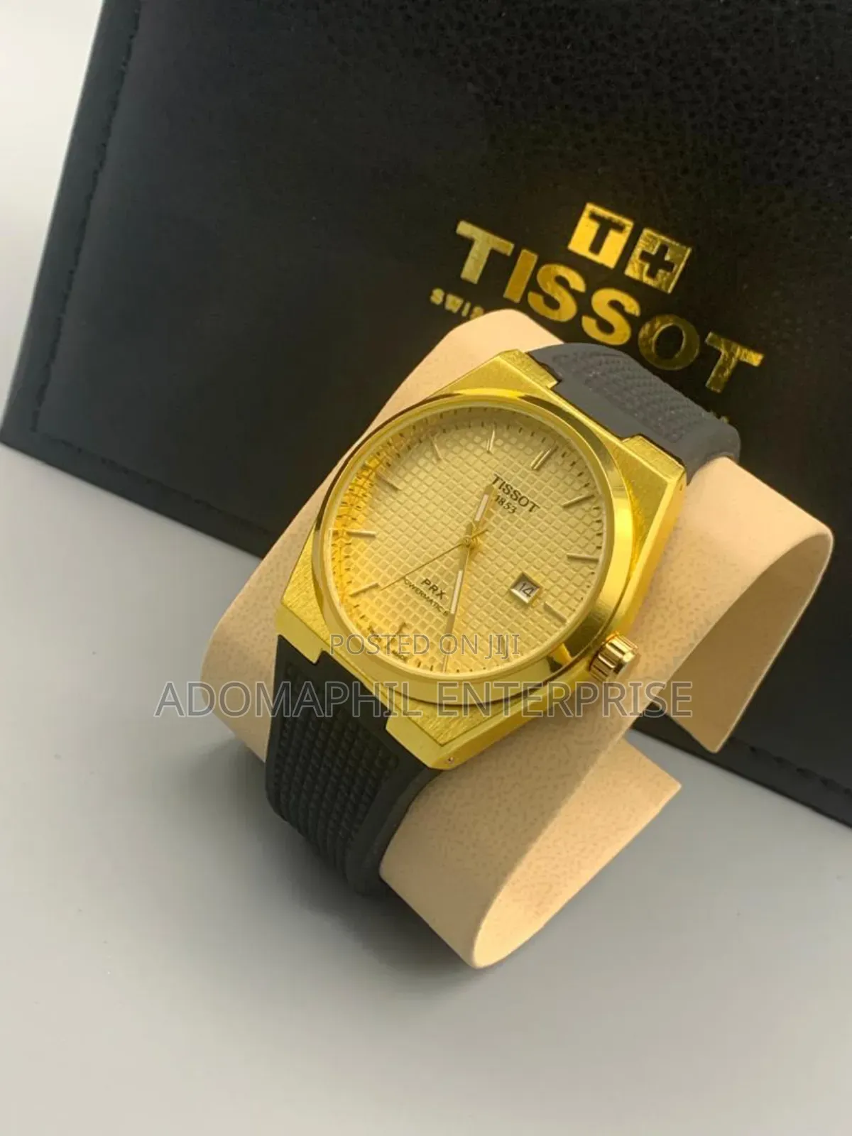 Anti-fade Tissot Powermatic Rubber Strap Watch Swiss Made