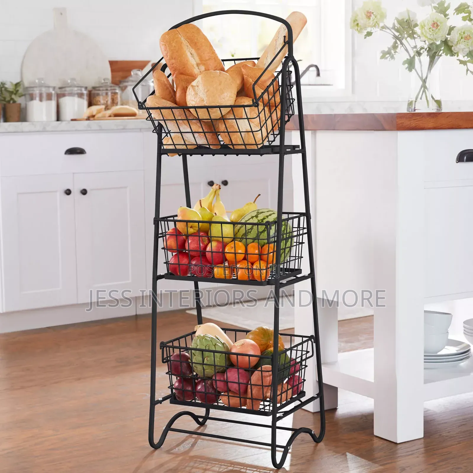 Member's Mark 3-Tier Basket Stand/Fruit Rack