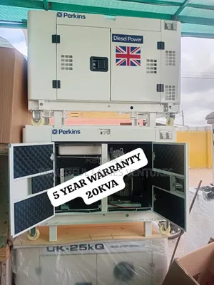 Smooth Power Flow 20kva Perkins Diesel Genset Push Start Uk
