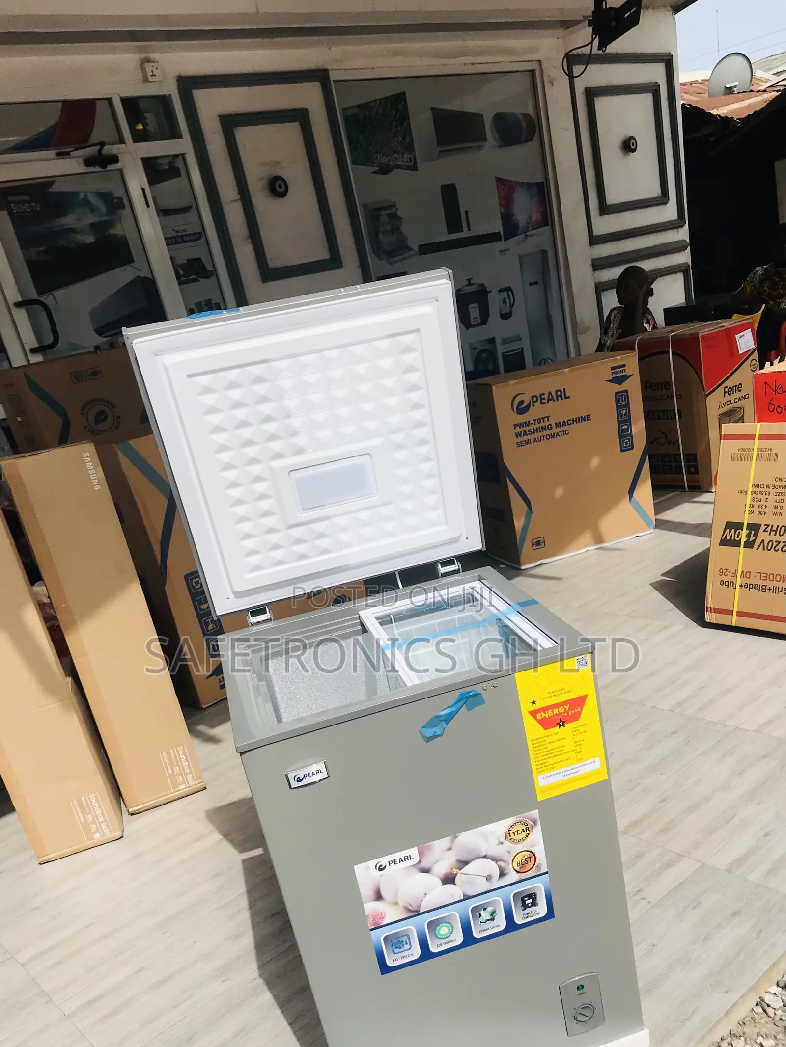 Correct Fast 100l Grey Singledoor Pearl New Freezer